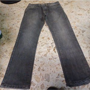 City Ink Women's Y2K Jeans Black Denim Embroidery SZ 14